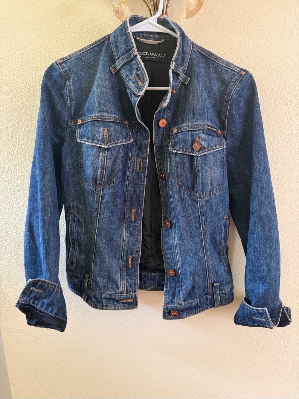 Dolce & Gabbana Blue Denim Jacket